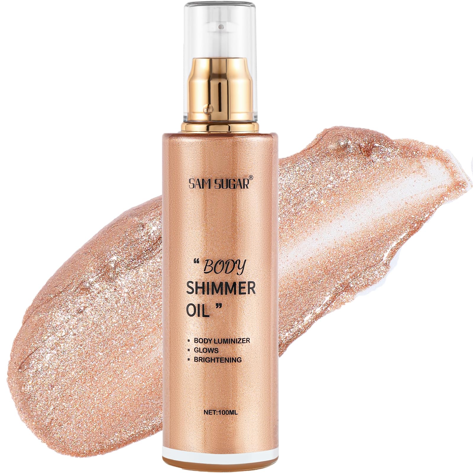 Amazon.com: RMYHIG Shimmer Body Oil, Long Lasting Moisturizing